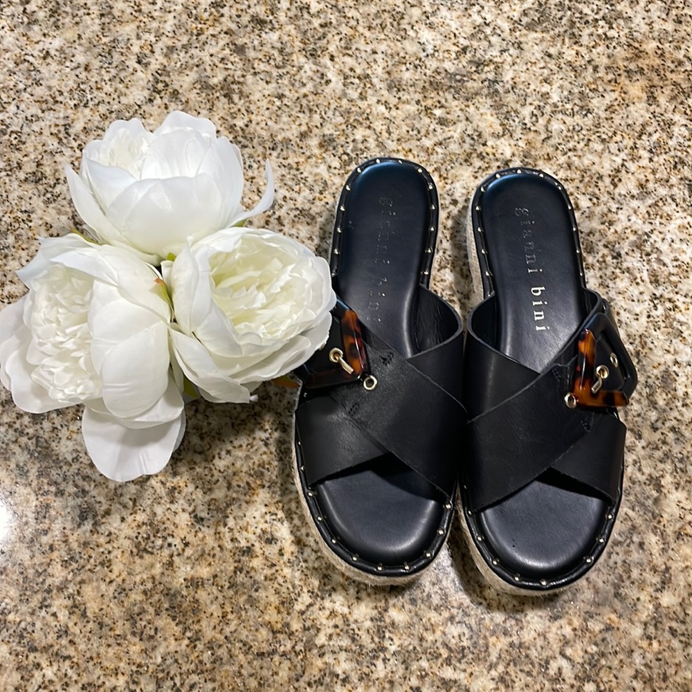 Gianni Bini studded slides